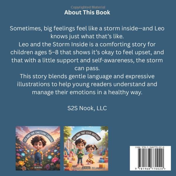 Leo and the Storm Inside: A Gentle Storybook About Feelings, Emotional Regulation, and Finding Calm for Kids Ages 5–8 (Leo's Emotional Journey) - Image 2
