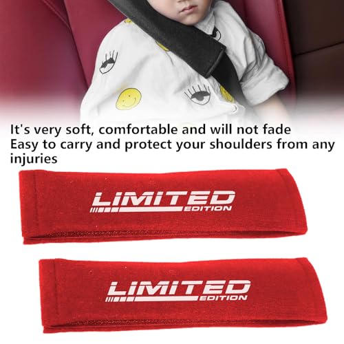 Image of Car Seat Belt Shoulder Pad Pack of 2 Safty Car Belt Cover for Safe Driving Comfortable to Drivers Travellers Fit for All Car