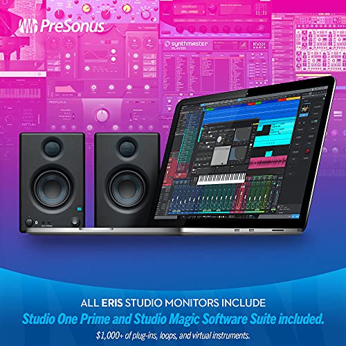 Audio-Technica AT-LP60X Tourne-Disque avec Transmission par Courroie Noir & PreSonus Eris E3.5 BT, 3,5″, 2 Voies, Haute Définition Multimédia Moniteurs de Studio avec Bluetooth (Paire) - Les Beatles, Paul McCartney, John Lennon, RIngo Starr, George Harrison Audio-Technica AT-LP60X Tourne-Disque avec Transmission par Courroie Noir & PreSonus Eris E3.5 BT, 3,5", 2 Voies, Haute Définition Multimédia Moniteurs de Studio avec Bluetooth (Paire) – Image 7