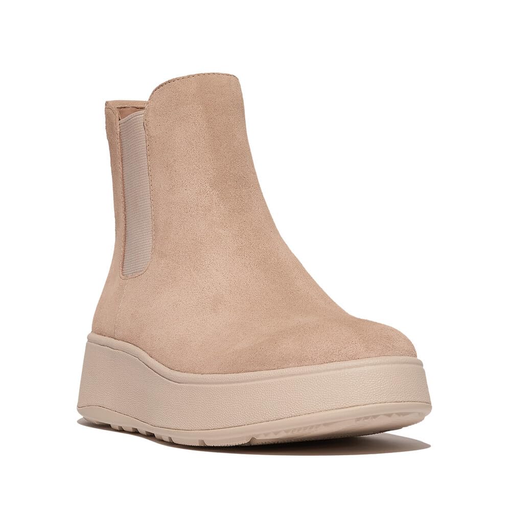 Fitflop Braune Chelsea-Stiefel aus Leder