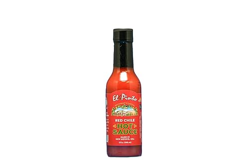 El Pinto Salsa picante Red Chile de 5 onzas, paquete de 1
