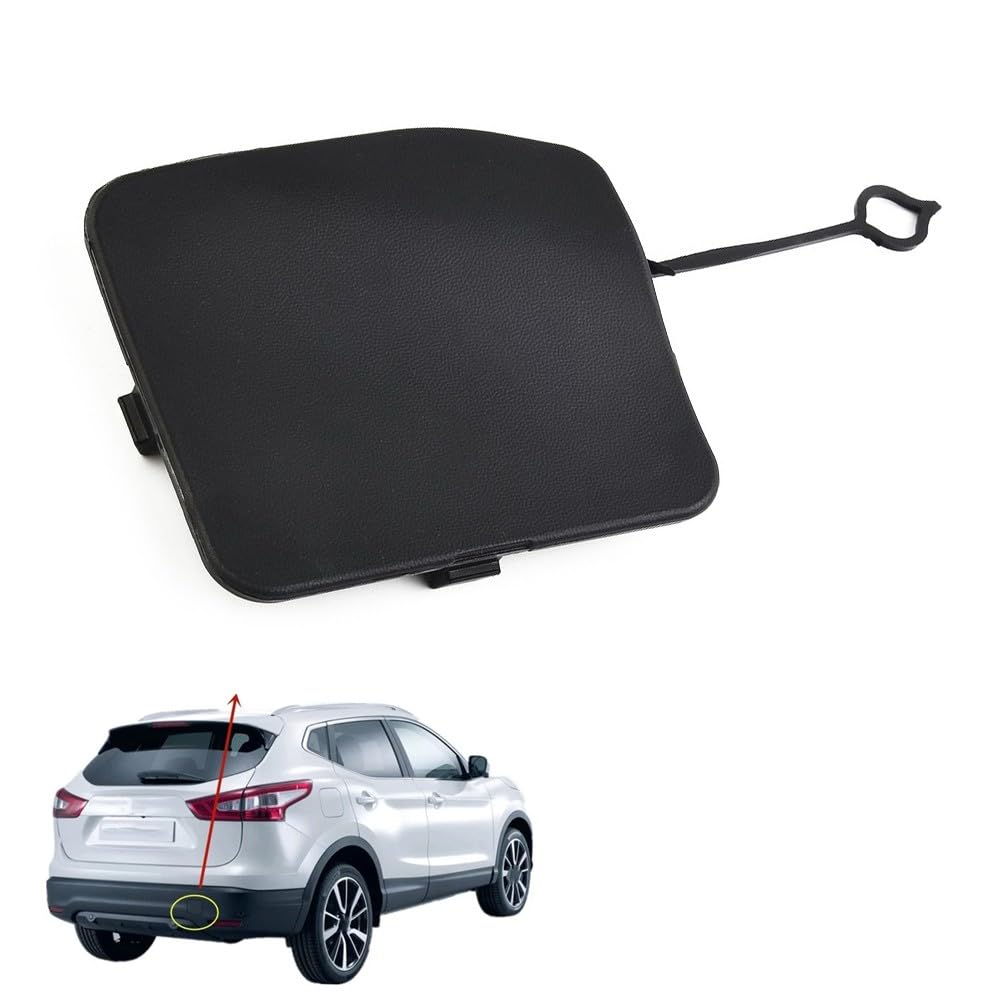 Copertura per occhiello di traino posteriore, per Nissan Qashqai J11 2014-2017, in plastica ABS, montaggio diretto, parte 85071-4EA0A