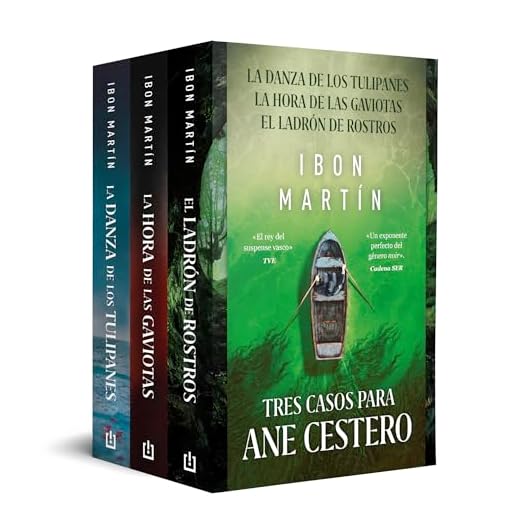 Tres casos para Ane Cestero (pack con: La danza de los tulipanes | La hora de las gaviotas | El ladrón de rostros) (Inspectora Ane Cestero) (Best Seller)