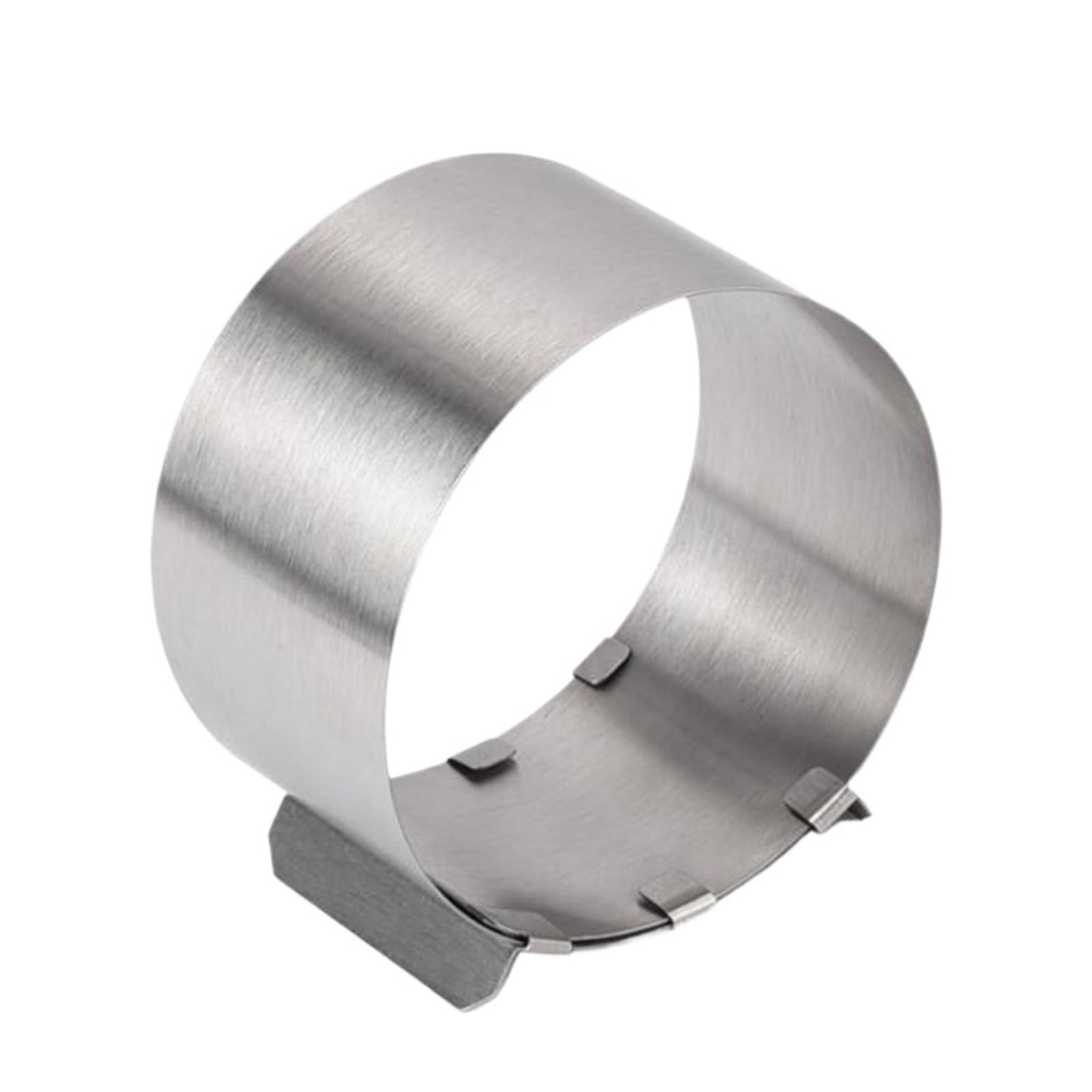 Edelstahl Mousse Ring 6-12 Zoll Edelstahl Skalierbarer Mousse-Kreis Einstellbarer Kuchenkreis Backform Haushaltsküchenwerkzeuge Zubehör