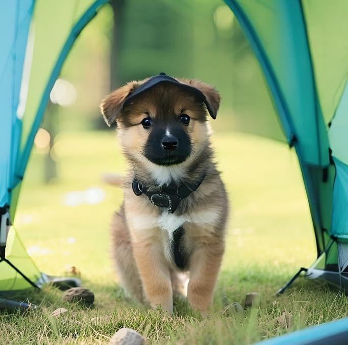 Baseballkappe für Haustiere, winddicht, für Reisen, Sport, Sonnenhüte für Welpen, große Hunde (Schwarz, S)