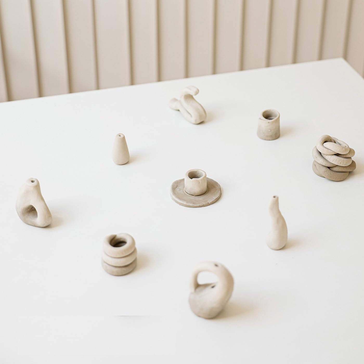 ReArt Oven Bake Polymer Clay White, Non Toxic 4.4Lbs with Pottery Tools & Paint Brushes Great for Modeling, Sculpting, Holiday, DIY Jewelry Making Projects. Great for All Skill Levels (White & Tools)