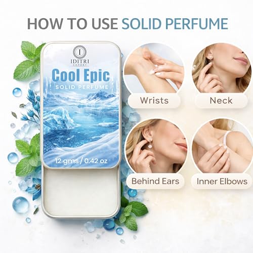Image of Solid Perfume |pineapple&Cool Epic Alcohol Free Wax Perfume Balm, Long Lasting | Pocket Tin 12g, Pack Of 2| Non Greasy Smooth Glide, Travel Friendly Unisex Gifts He Or Her