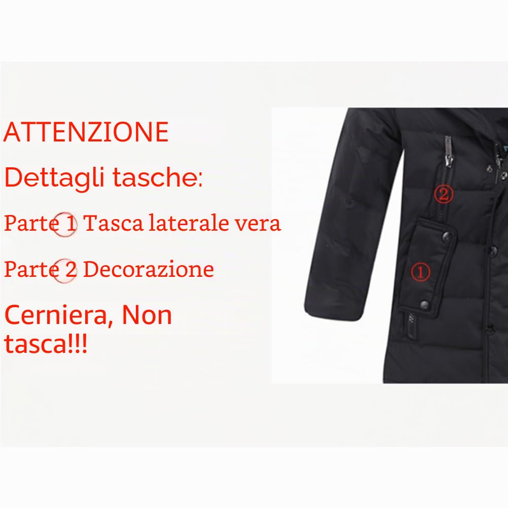 FTCayanz Giacca Bambini Giubbotto Piumino Invernale Trapuntato Imbottito Ragazzi Ragazze Caloroso Cappotto con Cappuccio