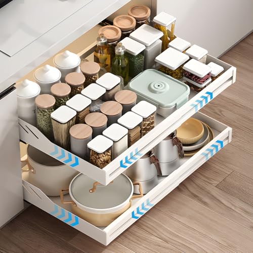 ZQEJEFD Cassetto Estraibile Cucina, Cestelli Estraibili per Cucina a Larghezza