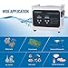 U.S. Solid Ultrasonic Cleaner, 40 KHz Stainless Steel Ultrasonic Cleaning Machine with Digital Timer and Heater for Industrial and Jewelry, 176?, FCC,CE,RoHS (3L)