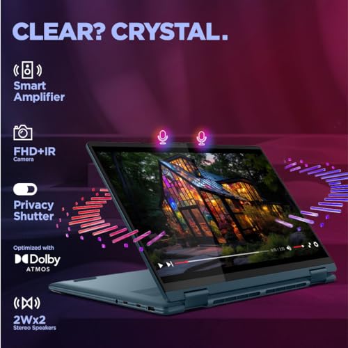 Lenovo Yoga 7 Intel Evo Core Ultra 5 125H Built in-AI 14"(35.5cm) WUXGA OLED 400Nits 2-in-1 Laptop (16GB/512GB SSD/Win 11/MSO 21/100% DCI-P3/3 Mon.... - Image 4