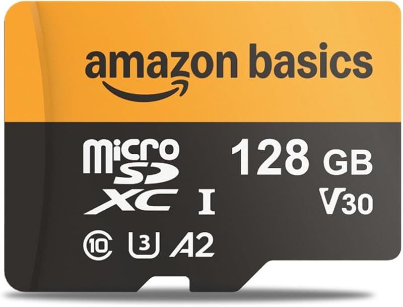 Amazon Basics 128GB microSDXC Memory Card