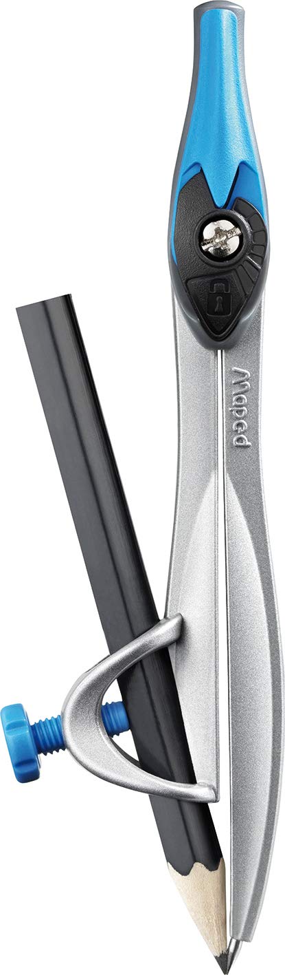 MapedStudy Stop Locking Metal Compass with Universal Holder Bulk Pack x100 (195249)