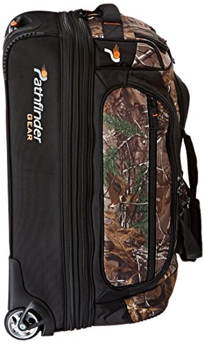 Pathfinder Gear Realtree 26 Inch Rolling Drop Bottom Duffel, Camo, One Size