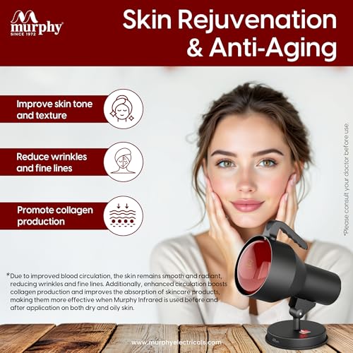 Image of Murphy Infrared Heat Therapy Lamp : Pack of 2 (Black)