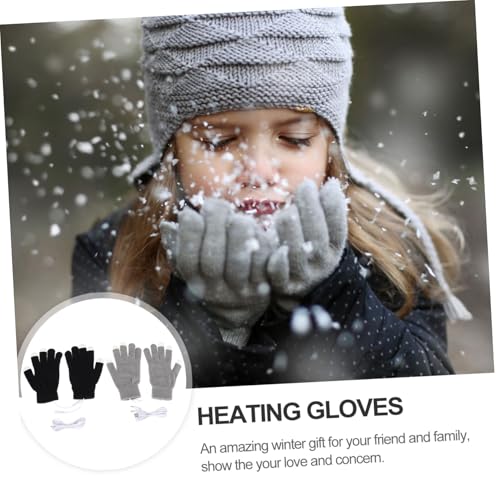 Guantes USB contra manos frías táctiles y cómodos para invierno 2 pares 7