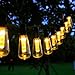 30/20/10LEDs Solar String Lights IP65 Waterproof Outdoor Christmas Decoration Bulb Retro Holiday Garland Garden Furniture Fairy Lamp