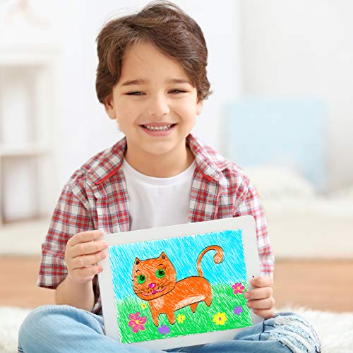 AMAV Glow Pad - Portable Hi-Tech Drawing Board For Kids Toy Tablet-Size with 7 Interchanging Blinking Colorful Lights. Children’S Light Up Coloring Board, Arts & Crafts Set