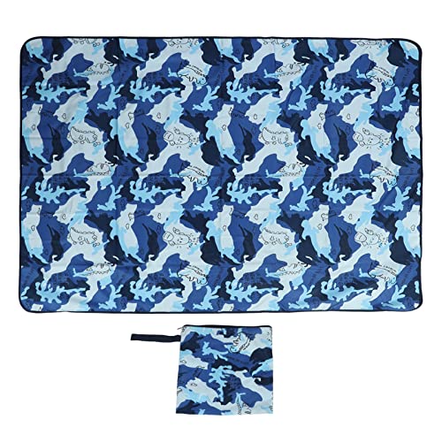 Zoeyilan Manta de picnic impermeable, suave, resistente a las manchas, plegable, portátil, grande, para exteriores, playa, Camping