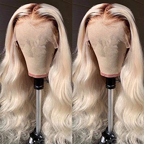 HELENE Curly Wigs Glueless Lace Front Wigs Long Narural Curly High Density Synthetic Lace Wigs For Women With Baby Hair Natural Hairline Realistic Fiber Hair Wig Half Hand Tied 20inch