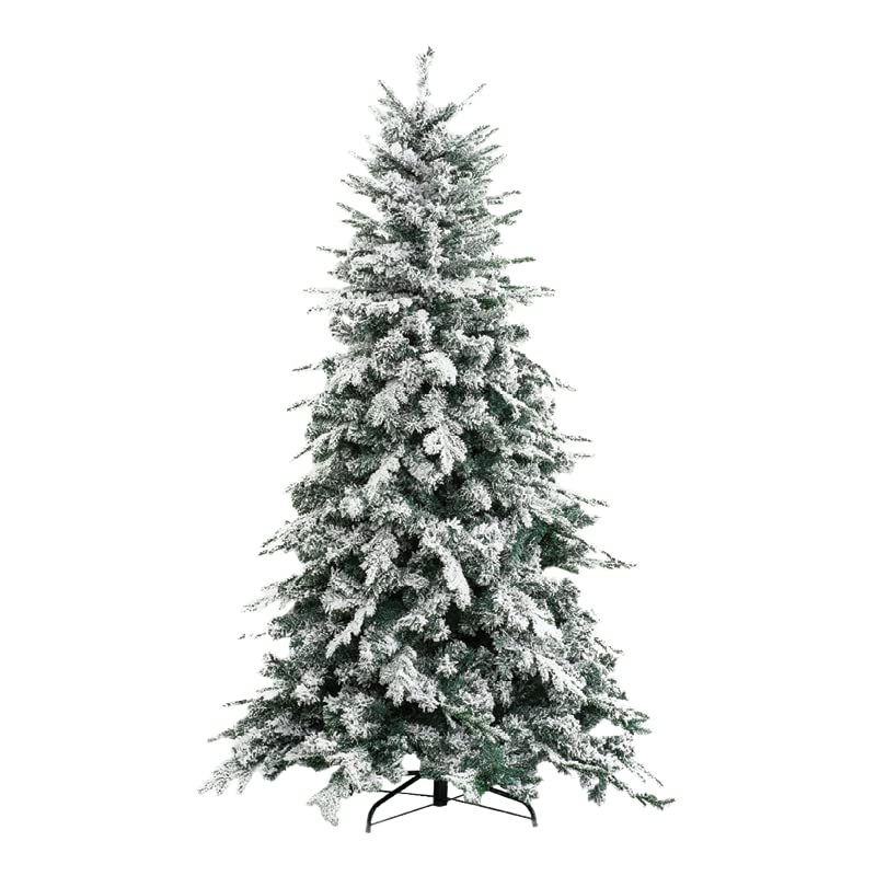 Albero Di Natale Gabriel Real Touch 180 Cm - PE+PVC, Effetto Vero Abete, Apertura A Ombrello, 987 Rami, Alta Qualità