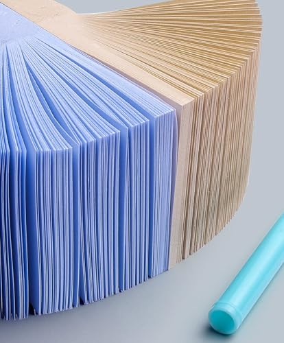 Image of Sticky Notes 400 Sheets Cube (4 Colors x 100 Sheets Each) Aesthetic Sticky Notes for Office, Study, School and Home, Repositionable Notes for Reminders, Planning and Journaling