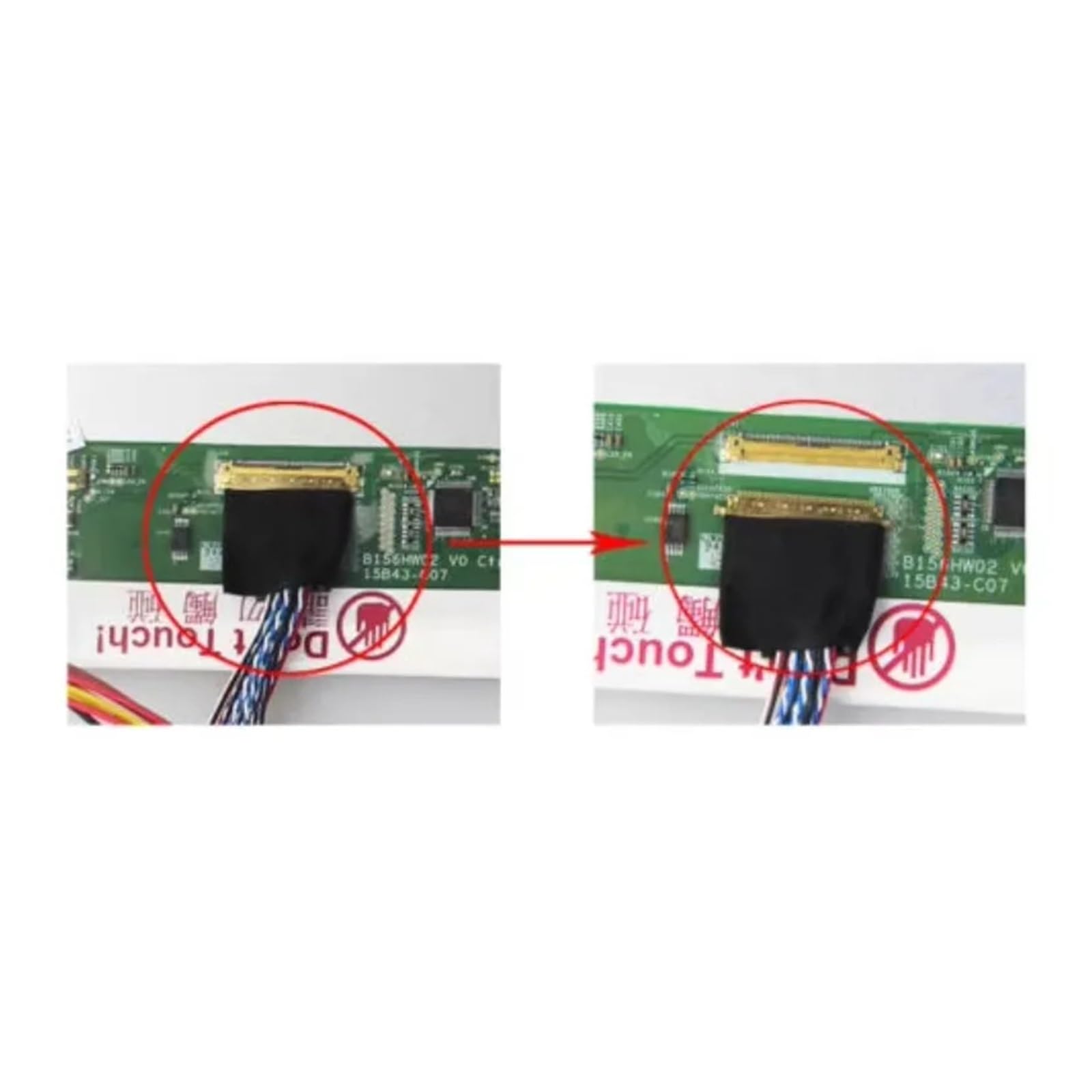 Kit Scheda Driver N173FGE-L23 1600X900 TV LED LCD AV 17,3" Kit Driver EDP Remoto VGA | Schermo pannello LVDS a 40 pin USB compatibile HDMI EDP