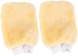Mikinona 2 Peças Luvas De Lavagem De Carro Luva De Janela De Carro Luva De Inverno Luvas De Microfibra Luvas De Microfibra Para Limpeza De Luvas De Lavagem Para Carro Automático De Lã De