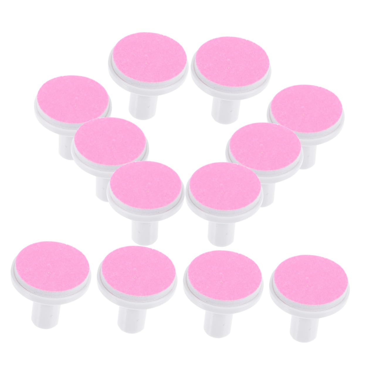 FOMIYES Electric Nail Trimmer Pads 24pcs Nail Grinding Heads Replacement File Pads for Adults Easy to Use