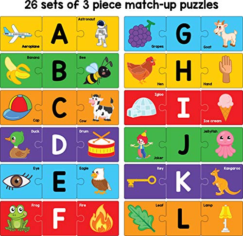 Play-Poco-Alphabet-Fun-Type-2-78-Piece-Alphabet-Matching-Puzzle-7-Different-Ways-to-Play-and-Learn-Includes-78-Large-Puzzle-Cards-with-Beautiful-Illustrations