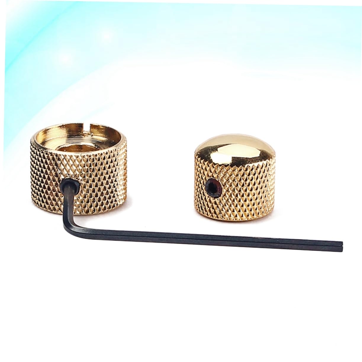 OFFSCH Gd110 Guitar Bass Knob Dual Volume Tone Control Strong Metal Shell Compatible with and Electric Guitars