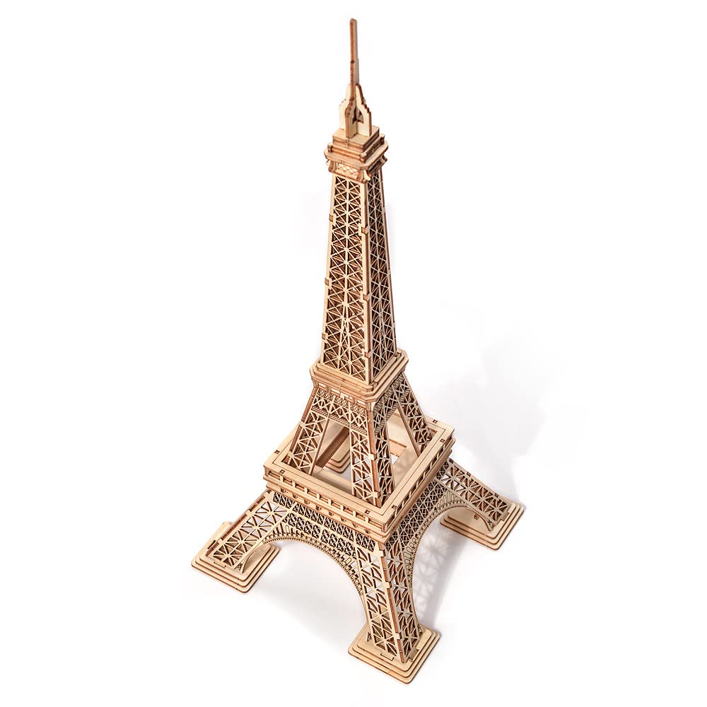 Little Story Holz Puzzle pädagogisch Modell 3D Set Do Self Für Kinder Erwachsene Geschenk… (Eiffelturm)