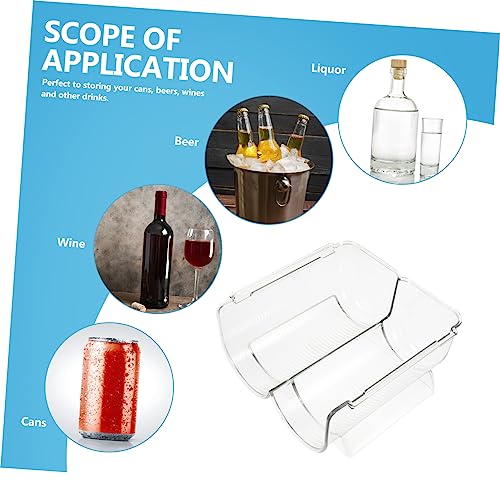 Soportes acrílicos para vino apilables 2 piezas miniatura 3