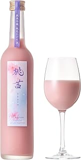 純米吟醸 桃色 にごり酒 桃茜 500ml ピンク色の 日本酒 甘口 低アルコール フルーティー 9度 火入れ 誕生日 ギフト お歳暮 正月 お年賀 贈り物