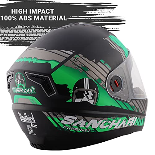 Image of Steelbird SBA-1 Sanchari Full Face ISI Certified Graphic Helmet