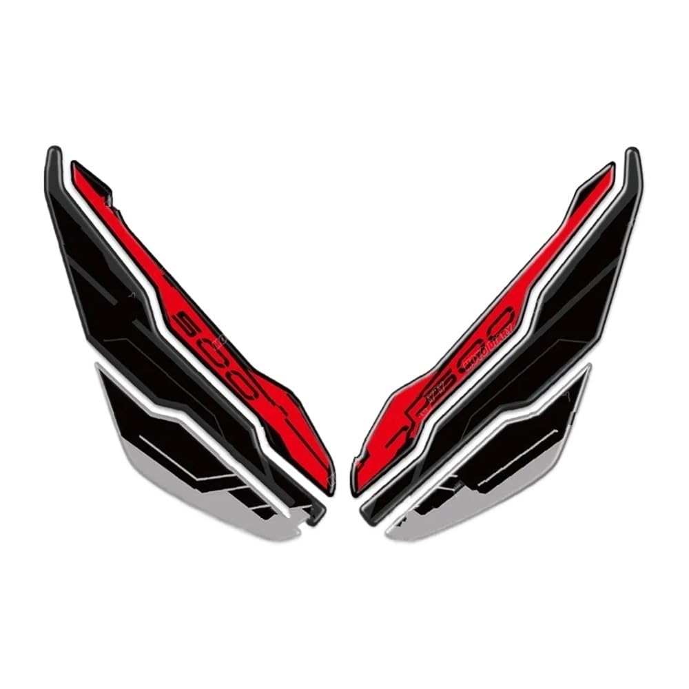 Motorcycle Fuel Tank Sticker for Z500 Z 500 2024 Motorcycle Fuel Tank Pad Sticker Tank Protection Decals Fuel Tank Protector Fuel Tank Sticker Protector