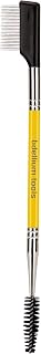 Bdellium Tools Professional Makeup Brush - Studio Series 725 Double End Metal Comb/Lash - With Soft Synthetic Fibers, For Prep Eyelashes (Yellow, 1pc)