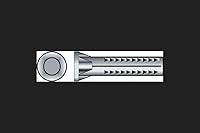 Hillman Lead Screw Anchor 6-8 x 1" Concrete Screws for Brick, Block - 1/4" Drill, 50 lbs Hold Strength