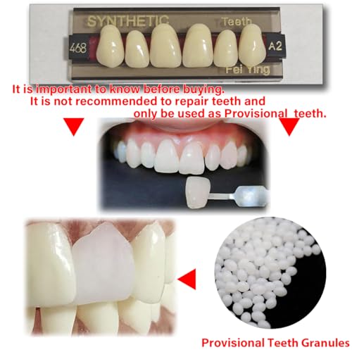 Image of A2 of Maximum Standard Size Teeth Fake Teeth, Tooth KitDIY All Teeth 3 Sets.Dental Education,Dental Teeth Teaching Model(New 1 Box)