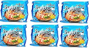 Samyang Seafood Party Flavor -125* Pack 6 (Pack of 6) (Imported)
