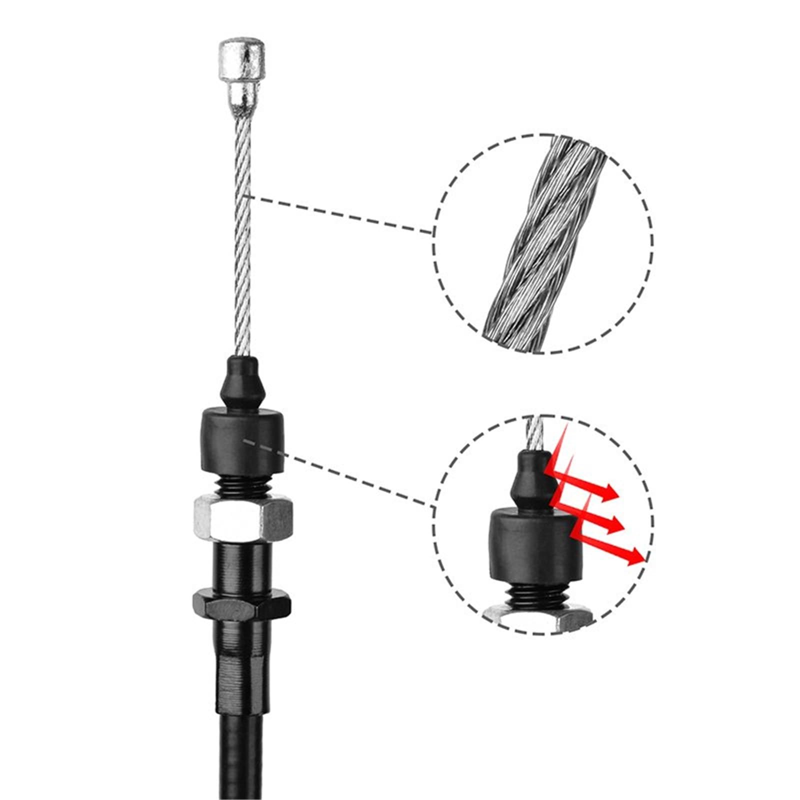 Cavo frizione moto Cavo Frizione Freno Moto Accessori Kit Cavi Per Honda CRF450R - CRF450R-S 2022 22870-MKE-A71