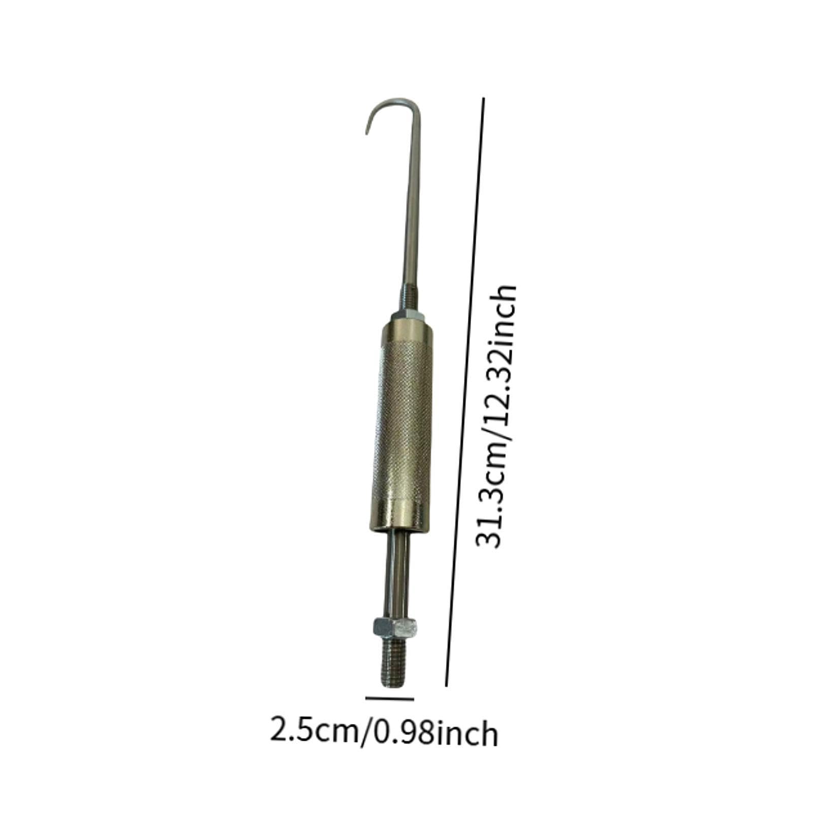 Milageto Gancho para Reparación de Trompetas, Herramienta para Reparación de Instrumentos de Latón, Soporte para Lijado de Tubos de Afinación