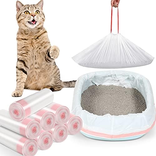 Sabary Large Cat Litter Box Bags, 80 Count, 36 x 18 Inch