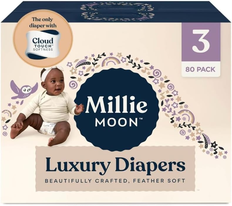 Millie Moo'n Luxury Diapers Size 3 and Count-80