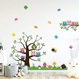 Decoración personalizable: crea originalidad con las pegatinas de pared y sus hermosas paletas de colores, y su divertido dibujo. Puedes colocar todos los elementos de la pegatina como quieras. Esto te da múltiples opciones para decorar tu hogar.