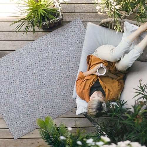 Tapis de sol vinyle de balcon robuste et durable 140x210 rectangle