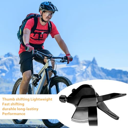 Relwears Bike Shifter SL-M315 8 Speed Right Thumb Gear Shifter 8 Speed Shifter for Moutain Bike, Road Bike and Commuter Bike