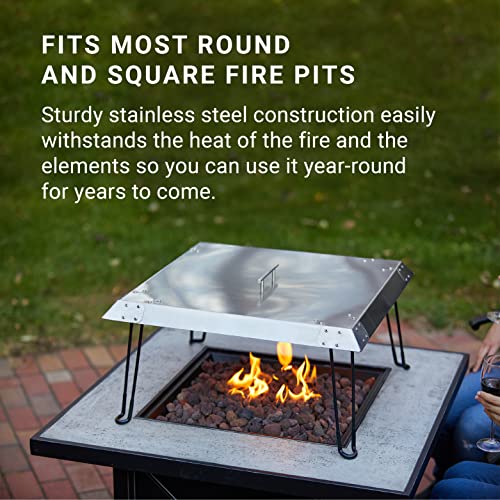 Radiate Stainless Steel Fire Pit Heat Deflector thumb #2