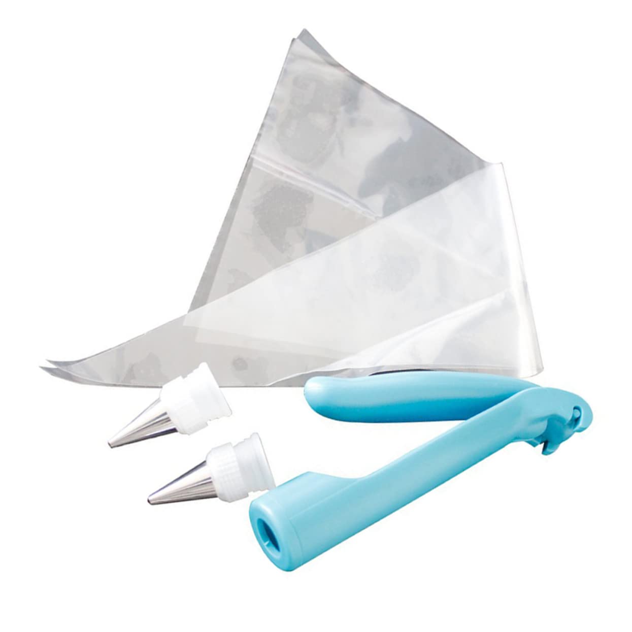 Amosfun 18 Piezas toppers para tartas Decoración de tartas Kit de decoración de pasteles Decoración de postres Blue Reutilizable