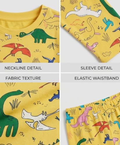 Image of Anthrilo Pure Cotton Printed Pyjama Set for Girls | Sleepwear | Night Suit, Night Wear | Long Sleeves T-Shirt & Pyjama | Regular Wear | 0-14 Years